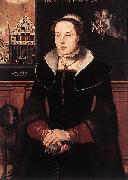 Pieter Pourbus Portrait of Jacquemyne Buuck oil painting on canvas